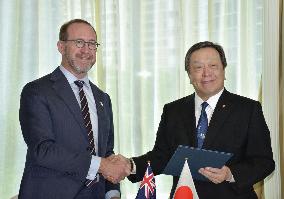Japan-New Zealand defense ministerial talks