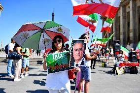 Rally Of Iranians Against The Regime Of Tehran - Paris