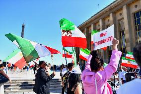 Rally Of Iranians Against The Regime Of Tehran - Paris