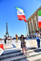 Rally Of Iranians Against The Regime Of Tehran - Paris