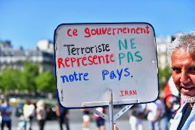 Rally Of Iranians Against The Regime Of Tehran - Paris