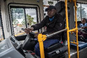 KENYA-NAIROBI-ENVIRONMENT PROTECTION-ELECTRIC BUSES