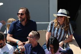 Roland Garros 2023 - Celebrities In The Stands - Day 9 NB