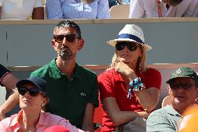 Roland Garros 2023 - Celebrities In The Stands - Day 9 NB