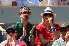 Roland Garros 2023 - Celebrities In The Stands - Day 9 NB