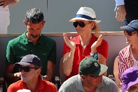 Roland Garros 2023 - Celebrities In The Stands - Day 9 NB