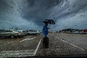 CROATIA-SPLIT-HEAVY RAIN