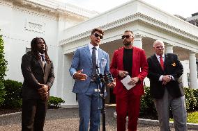 2023 Super Bowl champion Kansas City Chiefs visit White House