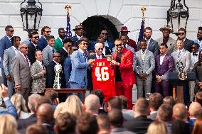 2023 Super Bowl champion Kansas City Chiefs visit White House