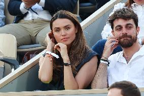 Roland Garros 2023 - Celebrities In The Stands - Day 9 NB