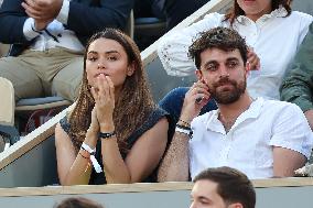Roland Garros 2023 - Celebrities In The Stands - Day 9 NB