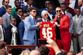 2023 Super Bowl champion Kansas City Chiefs visit White House