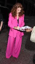 Debra Messing Arrives At The Paley Center - NYC