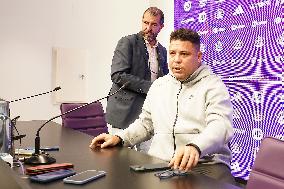 Ronaldo Nazario De Lima Press Conference - Valladolid