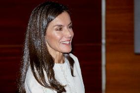 Queen Letizia Attends FAD Meeting - Madrid