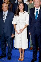 Queen Letizia Attends FAD Meeting - Madrid