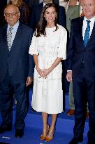 Queen Letizia Attends FAD Meeting - Madrid