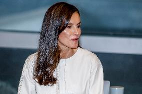 Queen Letizia Attends FAD Meeting - Madrid