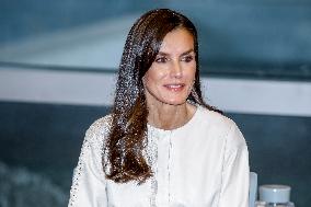 Queen Letizia Attends FAD Meeting - Madrid