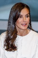 Queen Letizia Attends FAD Meeting - Madrid