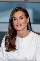 Queen Letizia Attends FAD Meeting - Madrid