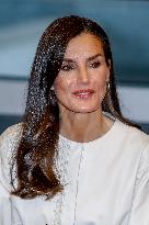 Queen Letizia Attends FAD Meeting - Madrid