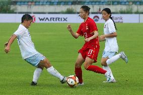 (SP)MYANMAR-YANGON-FOOTBALL-AFC U-20 WOMEN'S ASIAN CUP QUALIFIERS-CHINA VS CHINESE TAIPEI