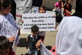 Stop The World Food Program Protest In Gaza