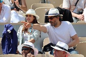 Roland Garros 2023 - Celebrities In The Stands - Day 10 NB