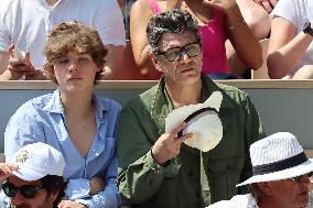 Roland Garros 2023 - Celebrities In The Stands - Day 10 NB