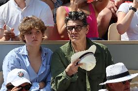 Roland Garros 2023 - Celebrities In The Stands - Day 10 NB