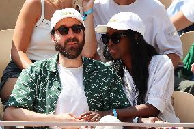 Roland Garros 2023 - Celebrities In The Stands - Day 10 NB