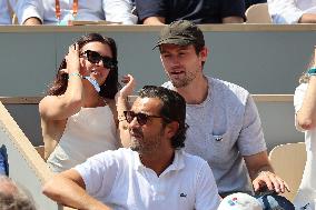 Roland Garros 2023 - Celebrities In The Stands - Day 10 NB