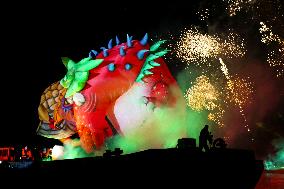 The Great Outdoor Spectacle On The Vistula River In Krakow