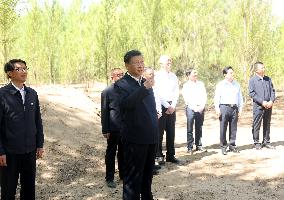CHINA-INNER MONGOLIA-BAYANNUR-XI JINPING-INSPECTION-SYMPOSIUM (CN)