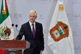 Alfredo Del Mazo Congratulates Delfina Gomez As Next Governor Of The State Of Mexico