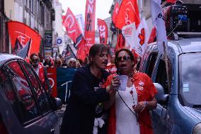 Professor Doing Protests In Portugal