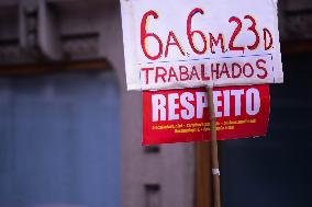 Professor Doing Protests In Portugal