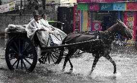 PAKISTAN-LAHORE-HEAVY RAINFALL