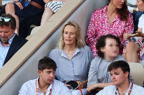 Roland Garros 2023 - Celebrities In The Stands - Day 10 NB