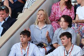 Roland Garros 2023 - Celebrities In The Stands - Day 10 NB