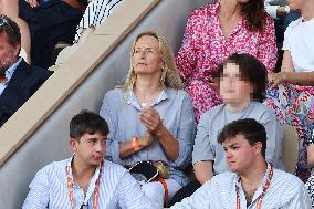 Roland Garros 2023 - Celebrities In The Stands - Day 10 NB