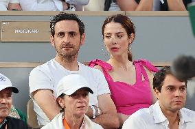 Roland Garros 2023 - Celebrities In The Stands - Day 10 NB