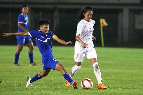 (SP)MYANMAR-YANGON-FOOTBALL-AFC U-20 WOMEN'S ASIAN CUP QUALIFIERS-MYANMAR VS NEPAL