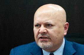 International Criminal Court Prosecutor Karim Khan Press Conference in Colombia