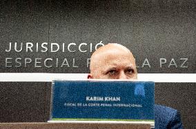 International Criminal Court Prosecutor Karim Khan Press Conference in Colombia