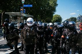 Demonstration Against Pension Reform - Paris