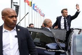 President Macron At D-Day 79th Anniversary - Colleville