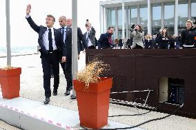 President Macron At D-Day 79th Anniversary - Colleville