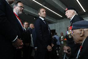 President Macron At D-Day 79th Anniversary - Colleville